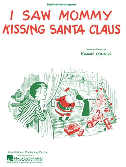 I Saw Mommy Kiss Santa Claus Easy Piano (Single Music Sheet) (C/R)