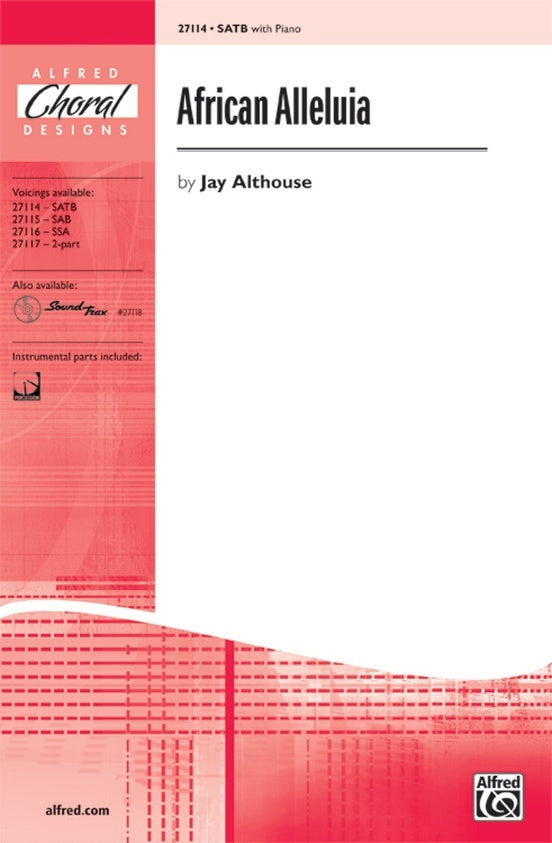 African Alleluia SATB Choral Sheet Music
