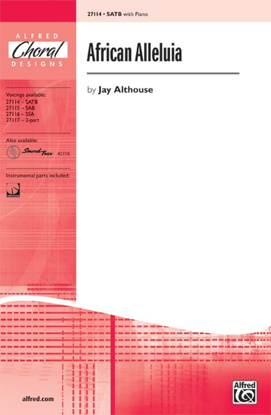African Alleluia SATB Choral Sheet Music
