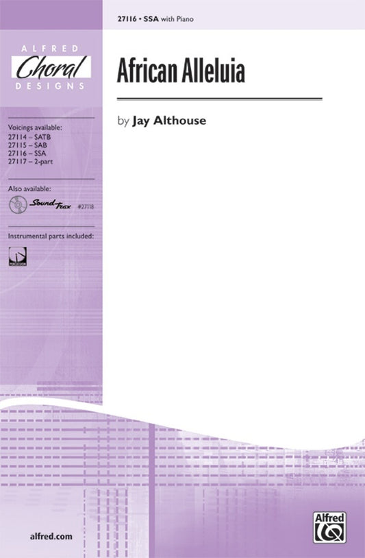 African Alleluia SSA Choral Sheet Music