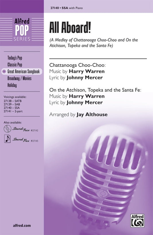 All Aboard SSA Choral Sheet Music