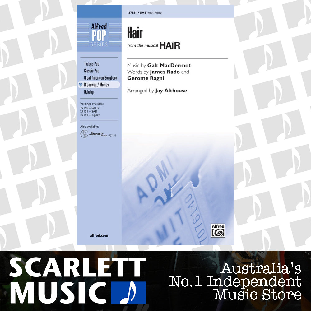 Hair (From Hair) SAB Arr. Althouse — view 2