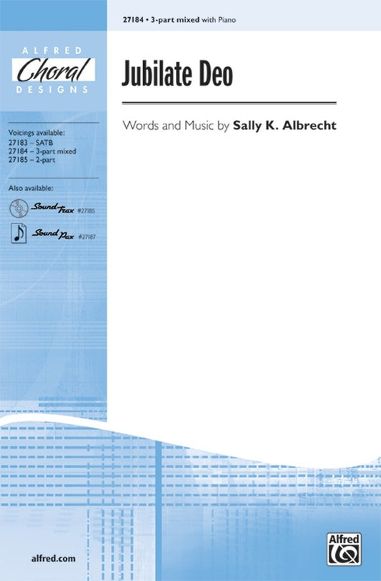 Jubilate Deo 3 Part/Piano
