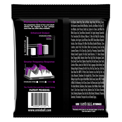 Ernie Ball Power Slinky Cobalt Electric Guitar Strings 11-48 Gauge — view 2