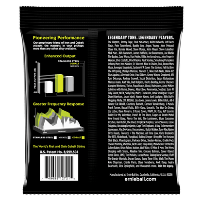 Ernie Ball Regular Slinky Cobalt Electric Guitar Strings, 10-46 gauge — view 2