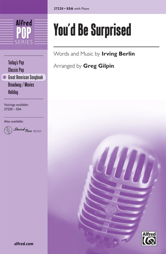 You'd Be Surprised SSA Choral Sheet Music