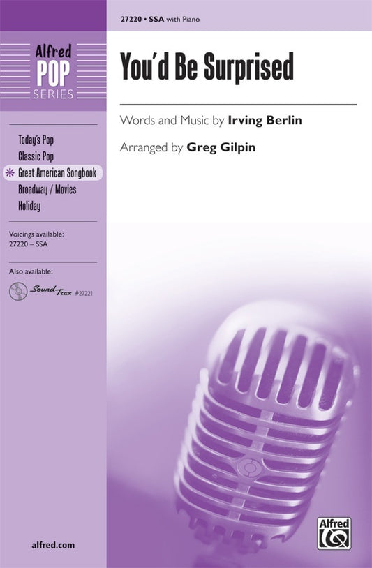 You'd Be Surprised SSA Choral Sheet Music