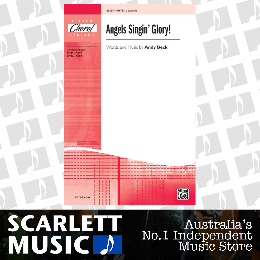 Angels Singin Glory SATB Choral Sheet Music — view 2