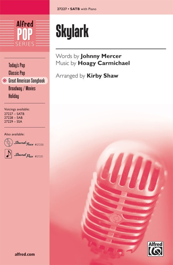 Skylark SATB Choral Sheet Music
