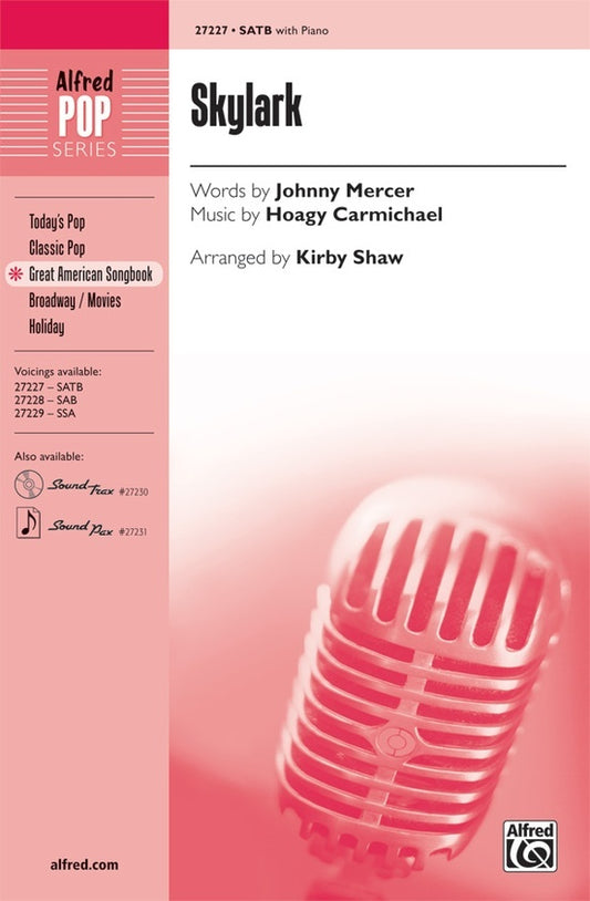 Skylark SATB Choral Sheet Music