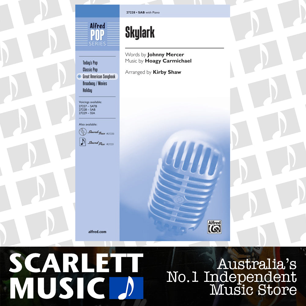Skylark SAB Choral Sheet Music — view 2