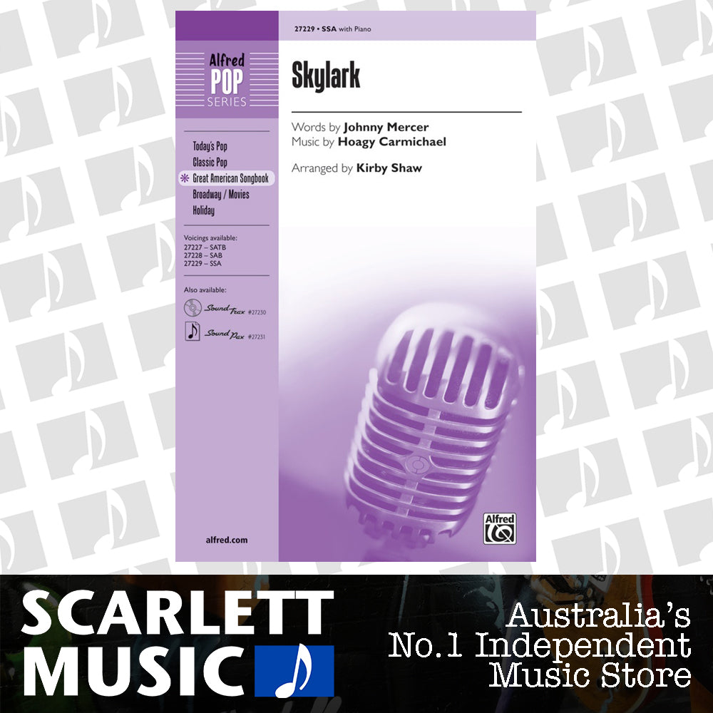 Skylark SSA Choral Sheet Music — view 2
