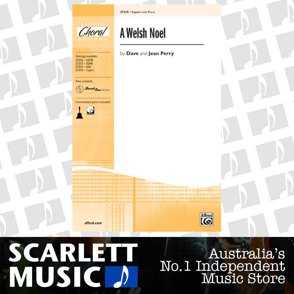 A Welsh Noel SA - Choral Sheet Music for 2 Part Treble/SA Unison — view 2