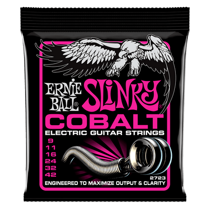 Ernie Ball Super Slinky Cobalt Electric Guitar Strings-9-42 Gauge