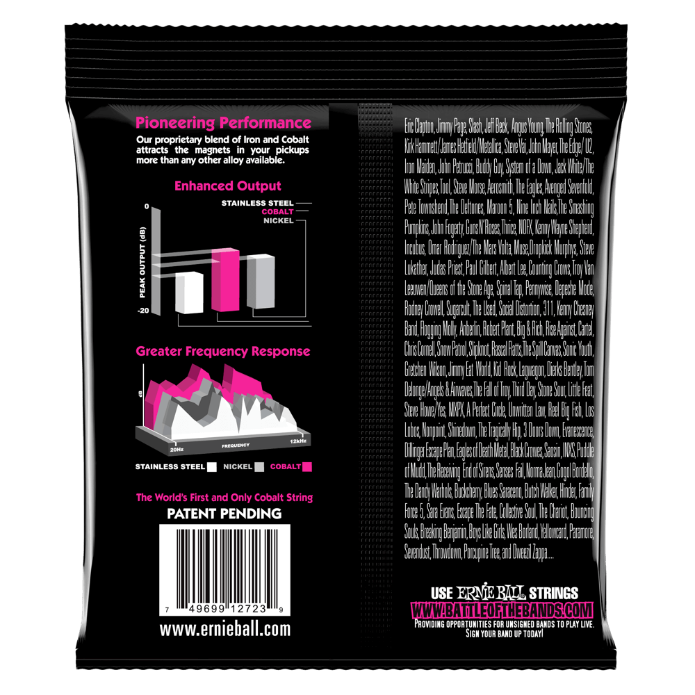 Ernie Ball Super Slinky Cobalt Electric Guitar Strings-9-42 Gauge — view 2