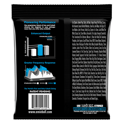 Ernie Ball Extra Slinky Cobalt Electric Guitar String, 8-38 Gauge — view 2