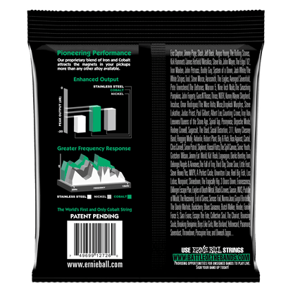 Ernie Ball Not Even Slinky Cobalt Electric Guitar Strings 12-56 Gauge — view 2