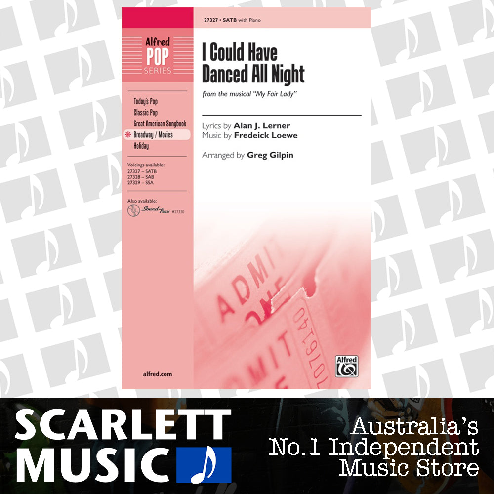 I Could Have Danced All Night SATB — view 2