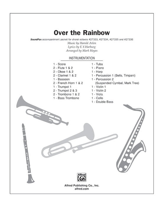 Over The Rainbow Choral Soundpax