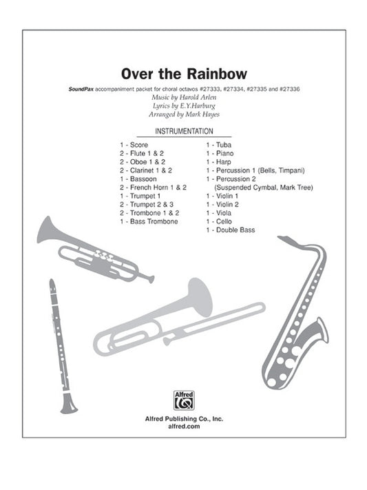 Over The Rainbow Choral Soundpax