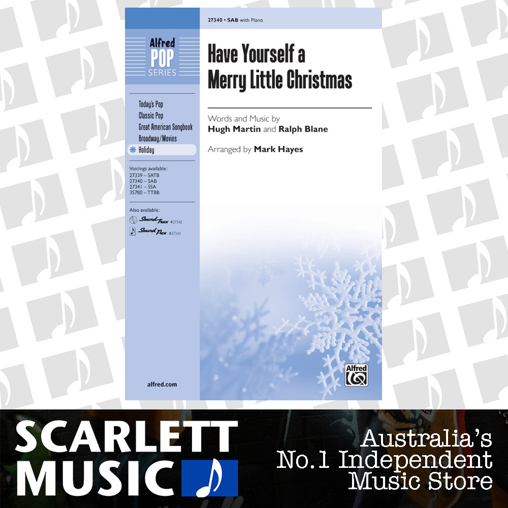 Have Yourself A Merry Little Christmas SAB — view 2