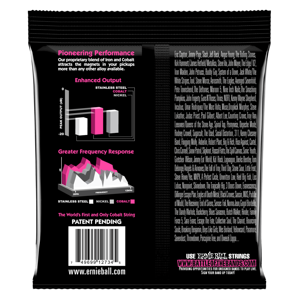Ernie Ball Super Slinky Cobalt Electric Bass Strings-45-100 Gauge — view 2