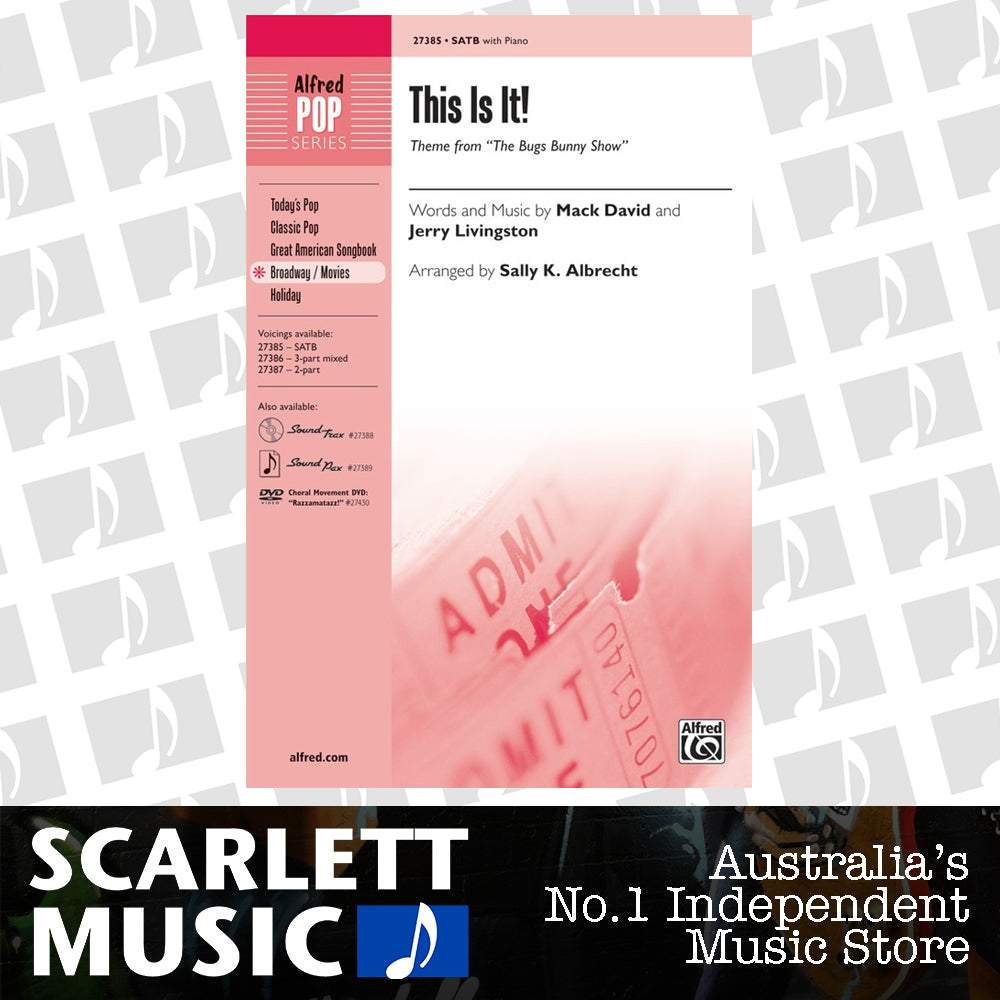 This Is It (Theme from Bugs Bunny) SATB Flute Sheet Music — view 2