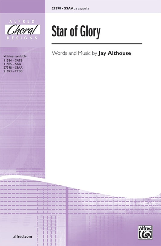 Star of Glory SSAA Choral Sheet Music