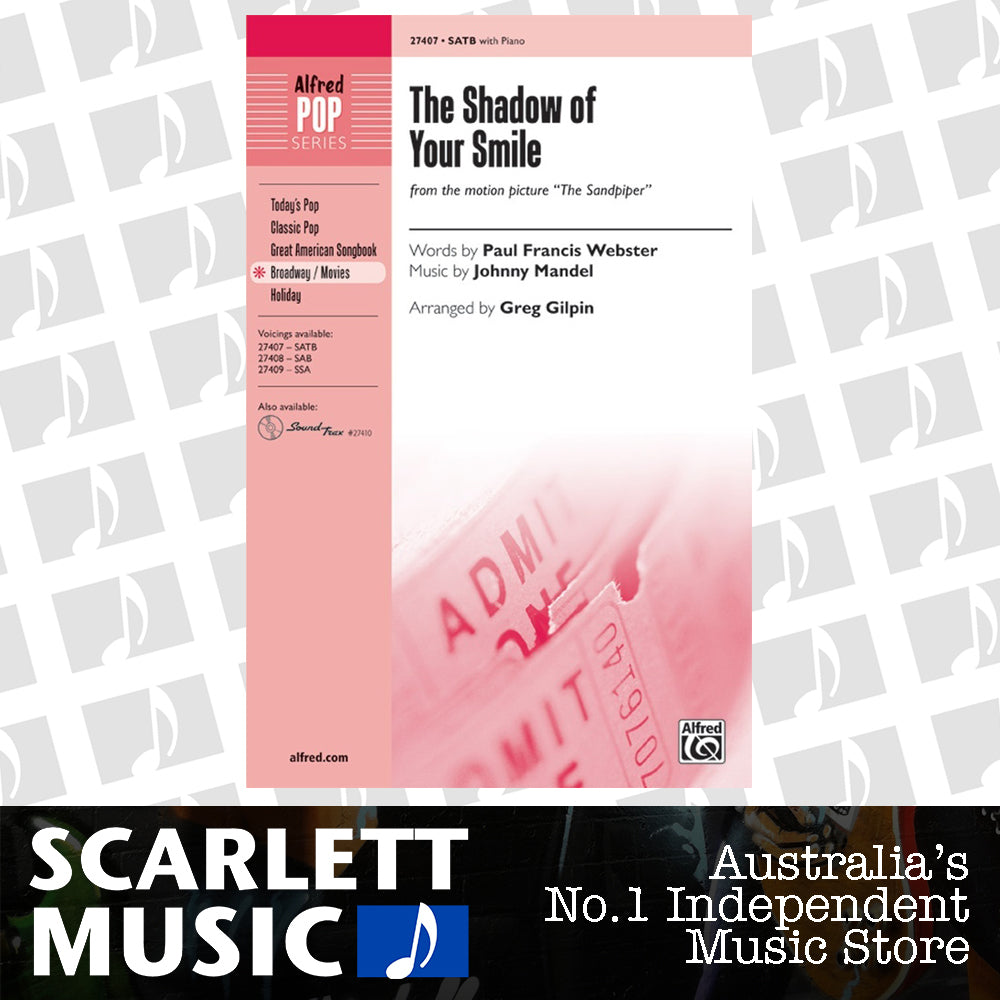 The Shadow Of Your Smile SATB — view 2