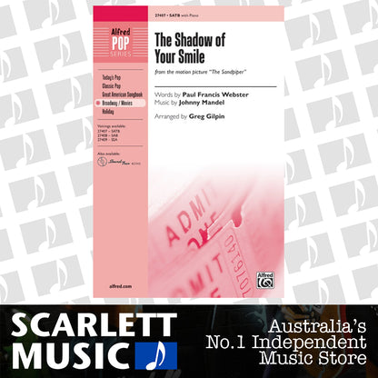 The Shadow Of Your Smile SATB — view 2
