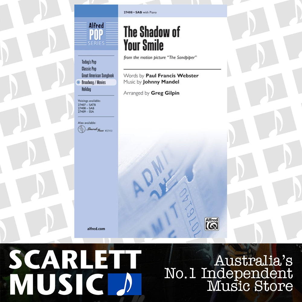 Shadow Of Your Smile SAB Arr. Gilpin — view 2