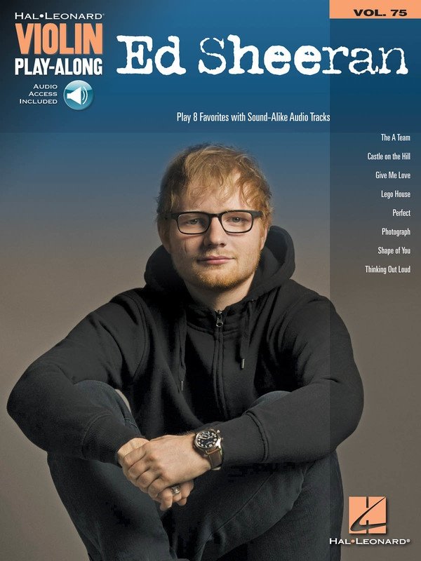 Ed Sheeran Violin Playalong V75 Bk/Ola (Hal Leonard)