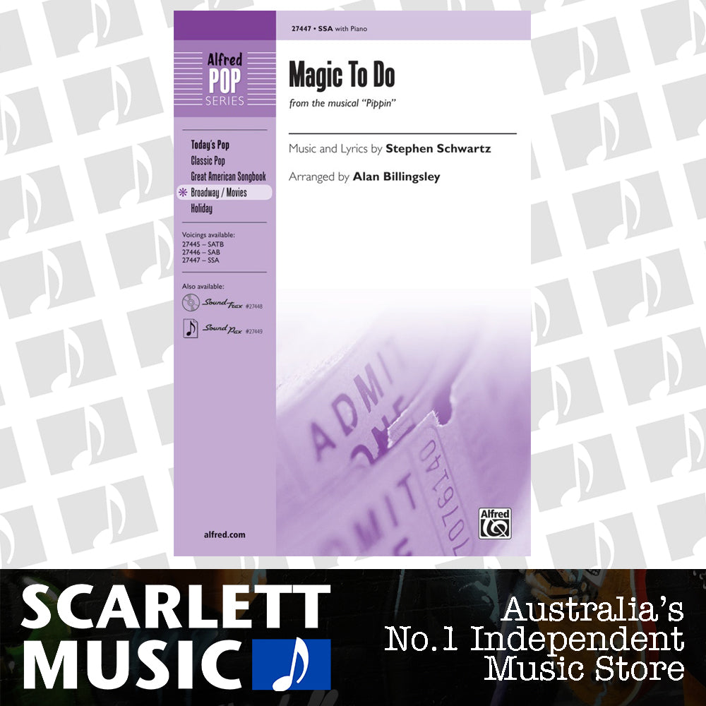 Magic To Do SSA/Piano — view 2