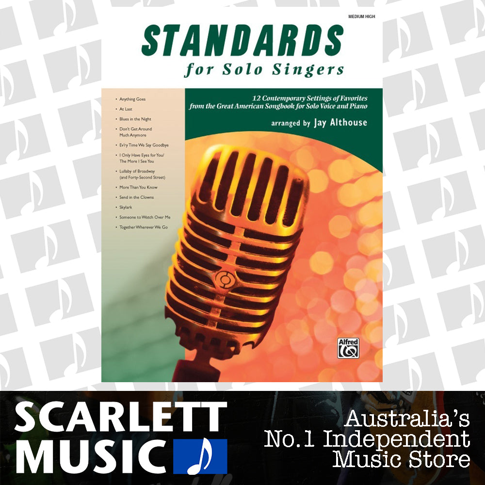 Standards for Solo Singers Medium High Book & CD — view 2
