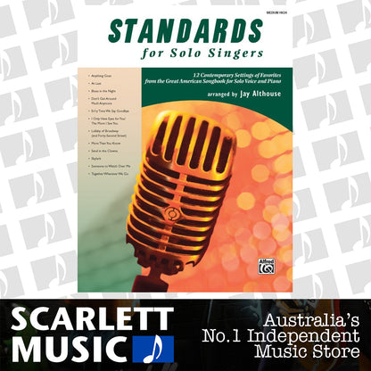 Standards for Solo Singers Medium High Book & CD — view 2