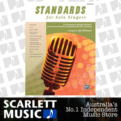 Standards for Solo Singers Medium Low Book — view 2