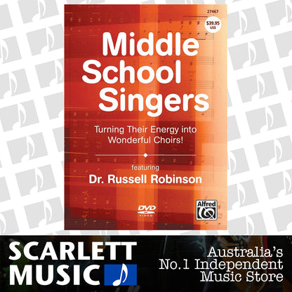 Middle School Singers DVD — view 2