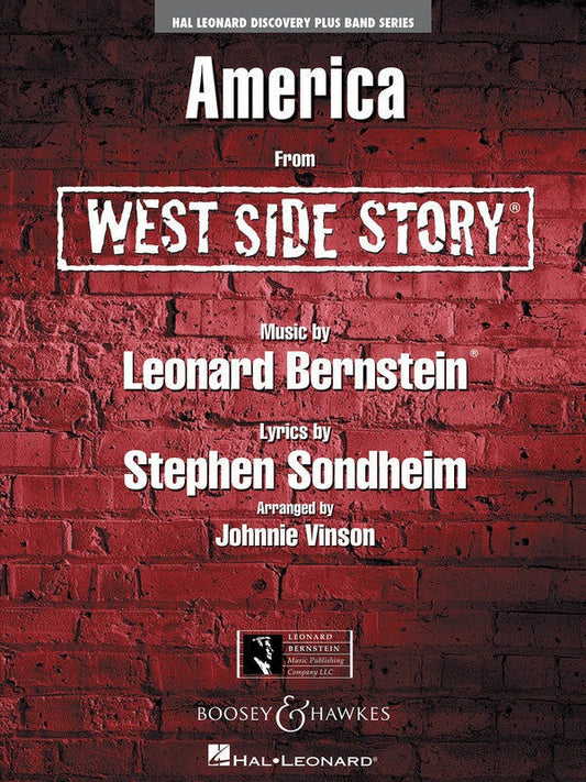 America from West Side Story Arranged by Johnnie Vinson Concert Band Grade 2