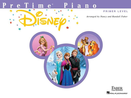 PreTime Piano Disney — Primer Level, arr. Nancy Faber (Faber Piano Adventures)