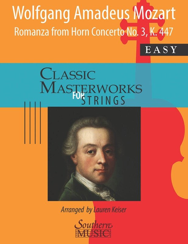 Romanza from Horn Concerto No. 3 — String Orchestra SO2, Score & Parts (Southern Music Co.)