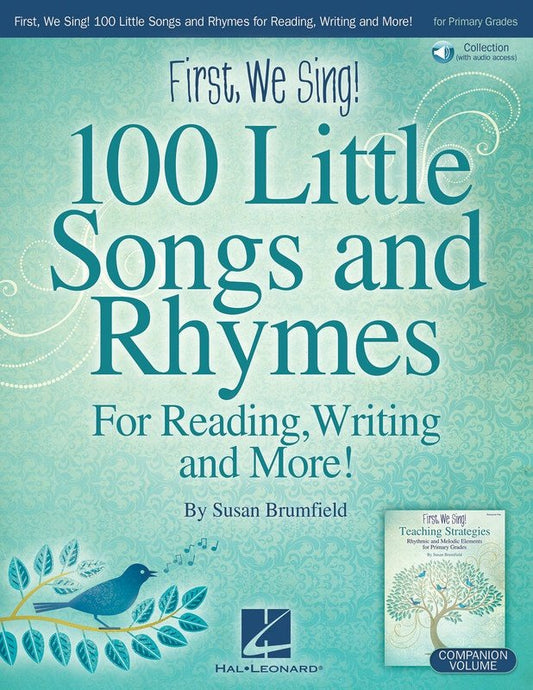 First We Sing! 100 Little Songs and Rhymes — Book/Online Audio (Hal Leonard)