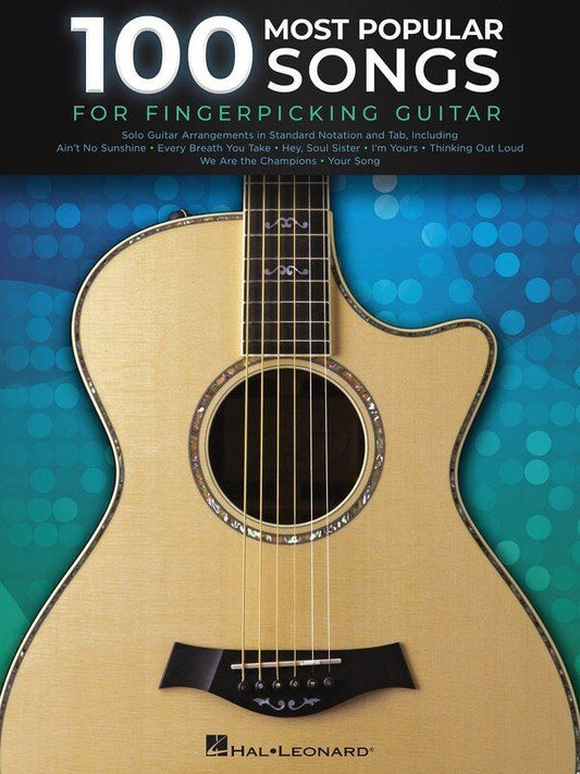 100 Most Popular Songs for Fingerpicking Guitar Songbook