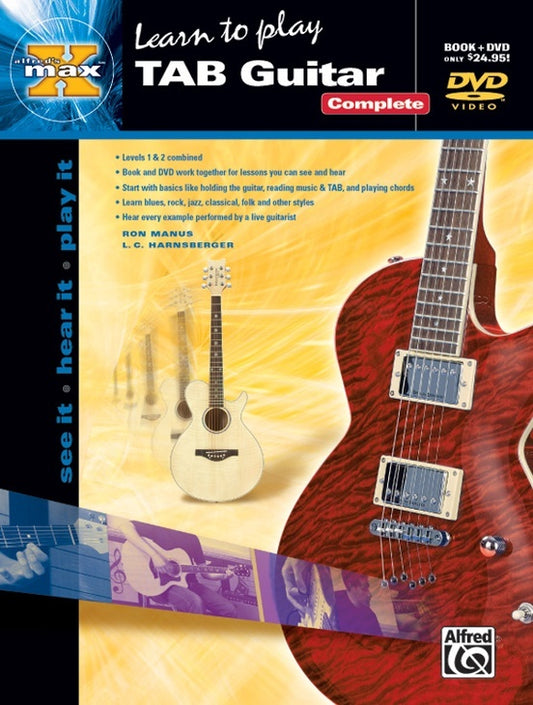Learn To Play Tab Guitar Book/ DVD