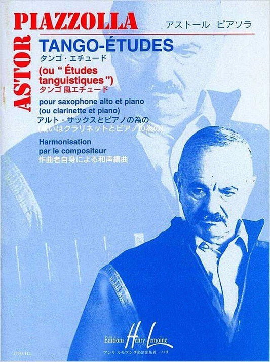 Piazzolla - Tango Etudes for Alto Saxophone or Clarinet with Piano Accompaniment