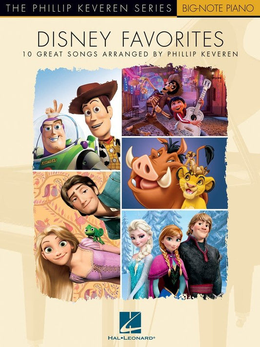 Disney Favorites — Big Note Piano, Phillip Keveren Series (Hal Leonard)