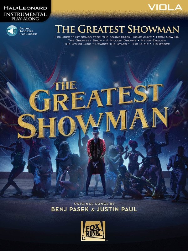 The Greatest Showman — Viola, Book/Online Audio (Hal Leonard)