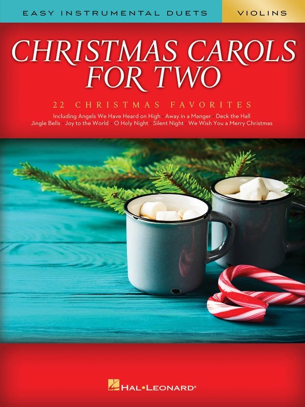 Christmas Carols for Two Violins — Easy Instrumental Duets (Hal Leonard)