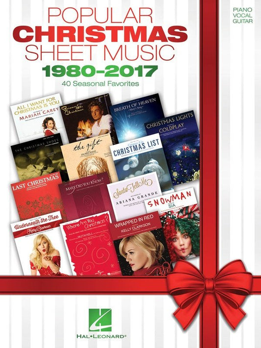 Popular Christmas Sheet Music 1980–2017 — Piano/Vocal/Guitar (Hal Leonard)