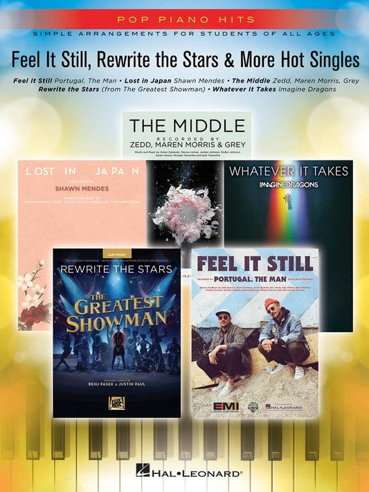 Feel It Still, Rewrite the Stars & More Hot Singles — Pop Piano Hits, Easy Piano (Hal Leonard)