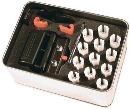 Wittner Violin Viola Peg Shaper Kit with Interchangeable Bushings and Blade — view 2